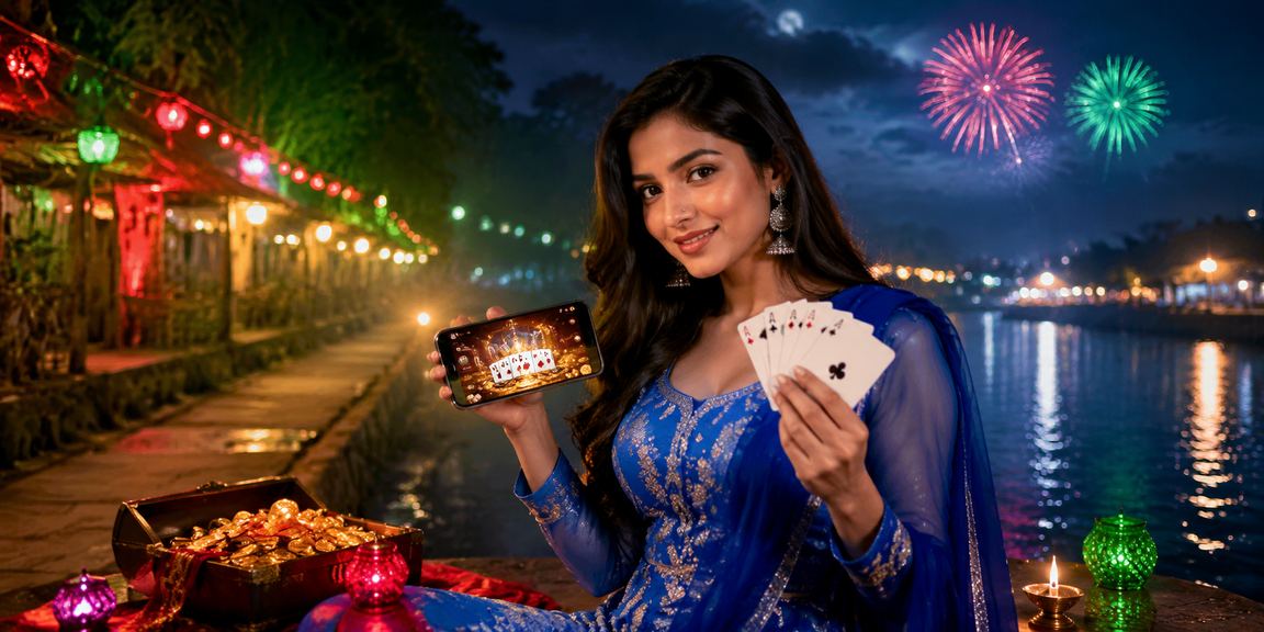 রংপুরের একজন খেলোয়াড় সালোয়ার কামিজ পরে তিন পাত্তি গেম উপভোগ করছেন